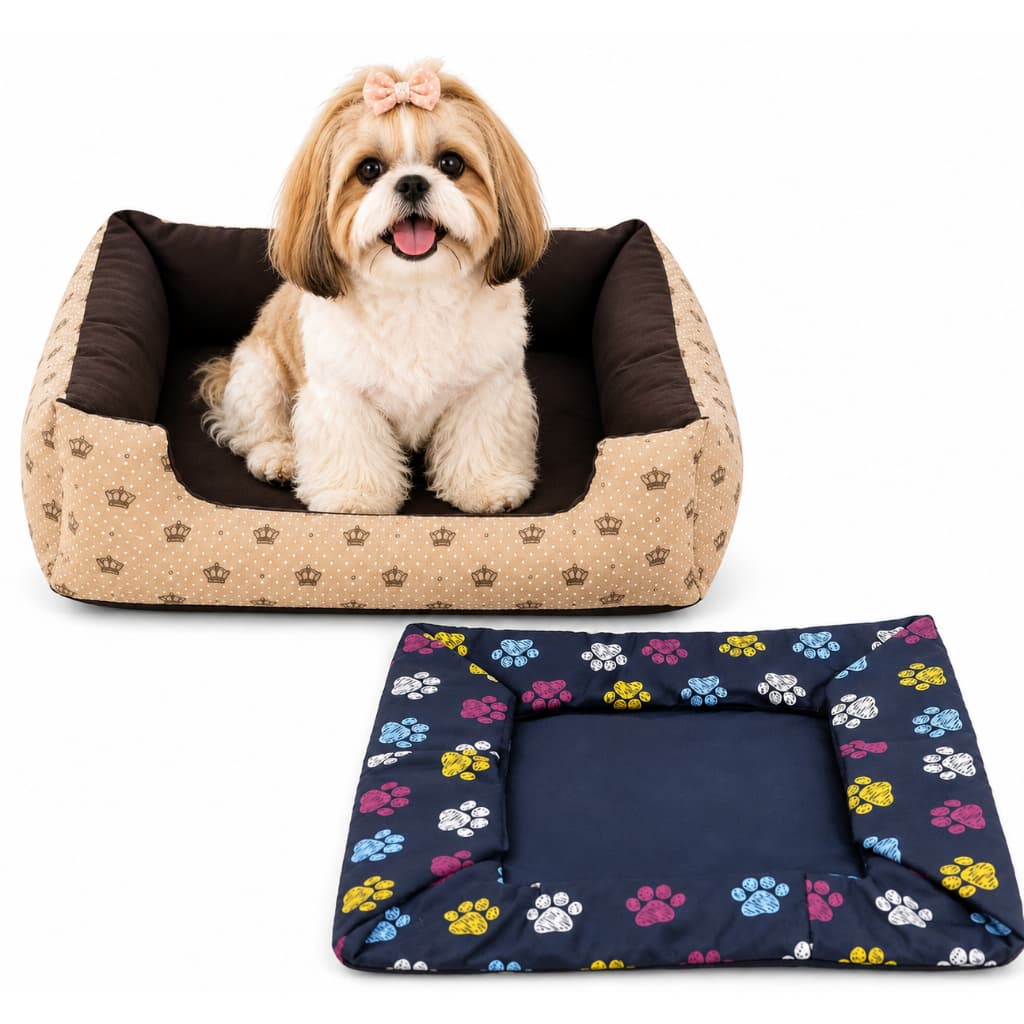cama pet cachorro médio caminha macia confortável e resistente com capa extra cama pra pet até 12 kg