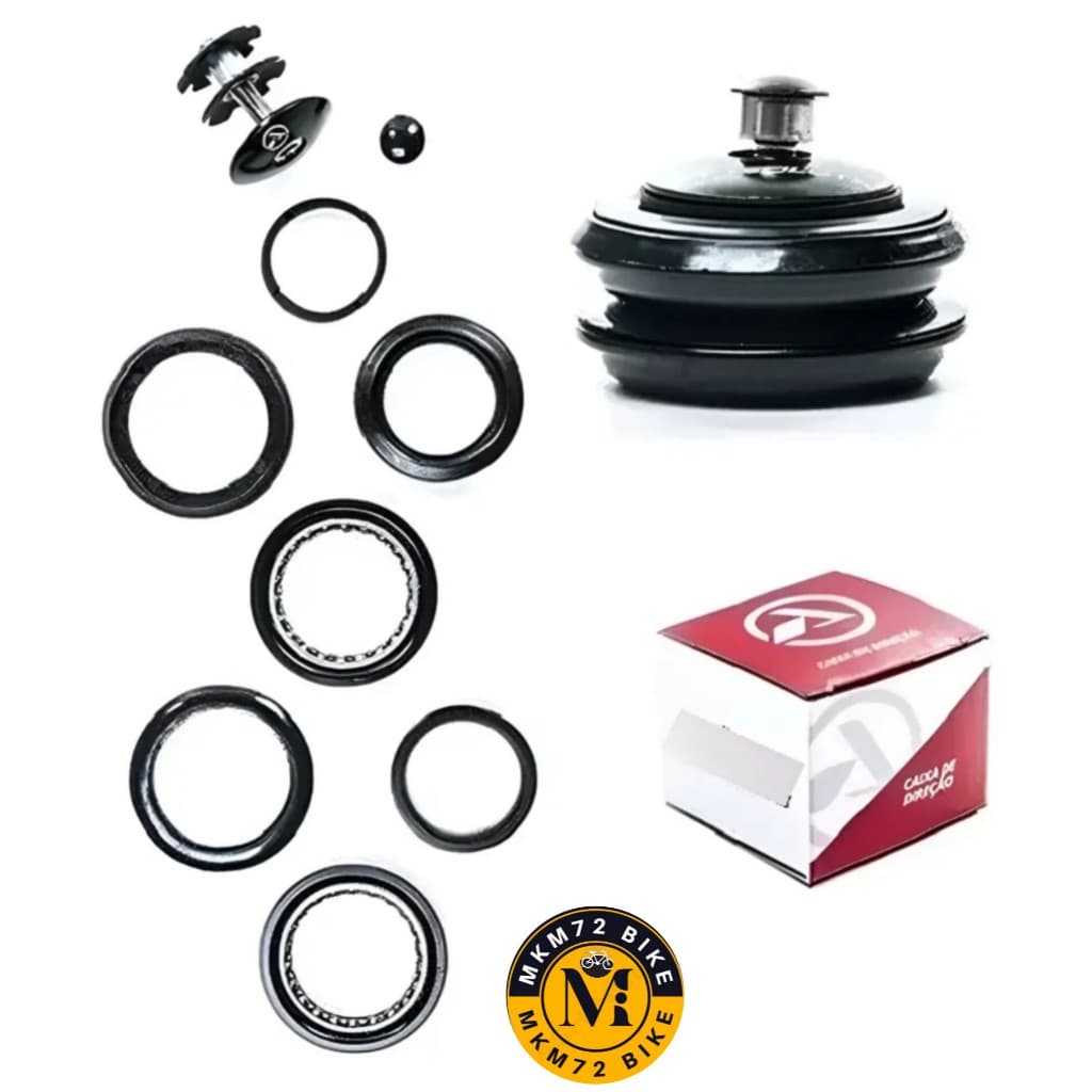 Movimento Caixa Direção Mega Over 1.1/8 ABSOLUTE  B411 44/44 Bicicleta MTB