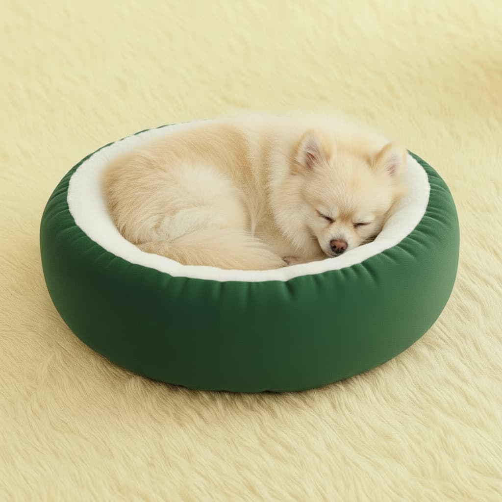Kit 2 Cama Caminha Redonda de Sherpa Para Gatos e Cachorro – Macia, Quentinha e Confortável