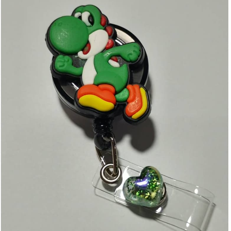 Porta crachá Yoshi | Porta crachá Roller | Porta crachá Personalizado |