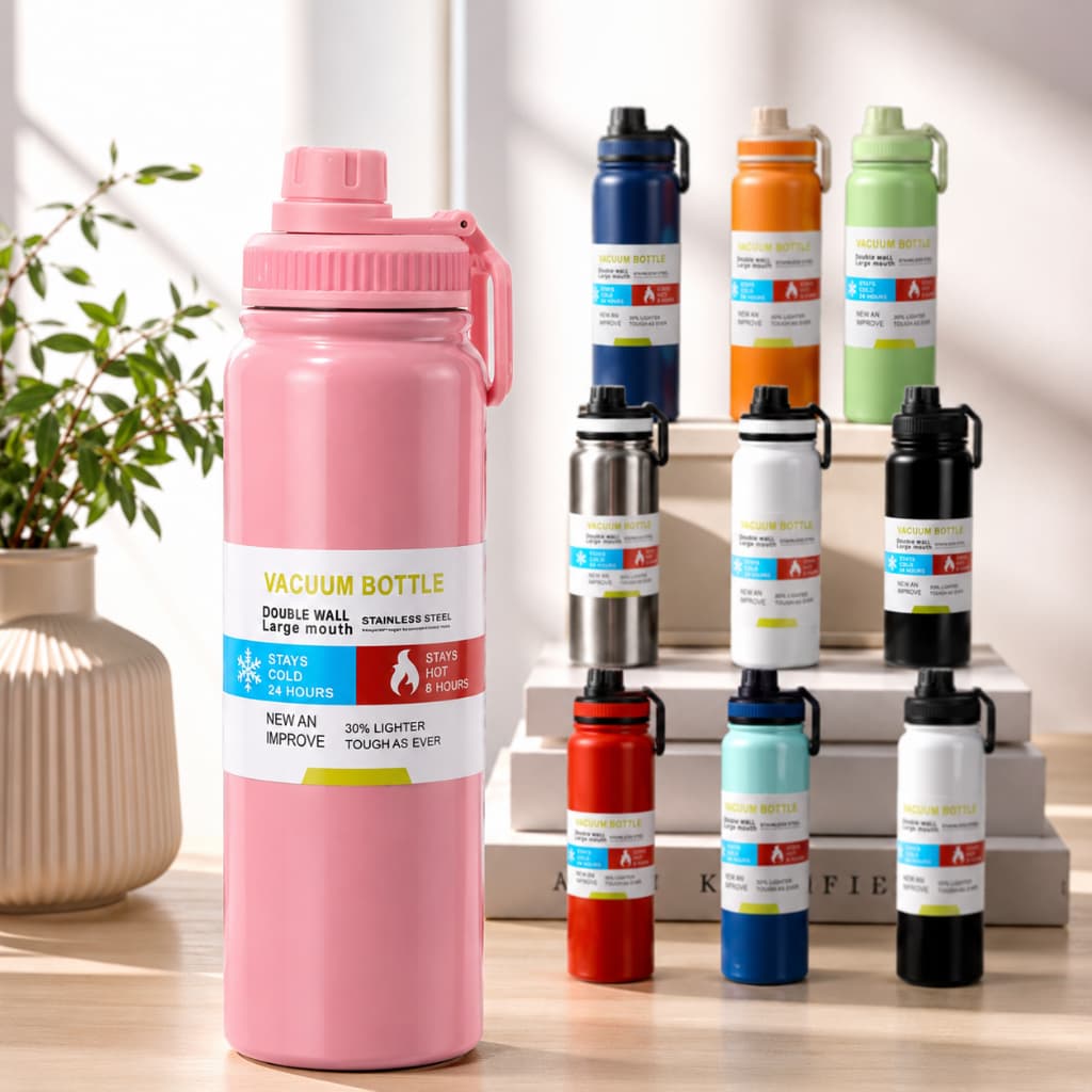 Garrafa Térmica 800ml garrafa espacial Quente & Frio Com Isolamento Térmico De Grande Capacidade