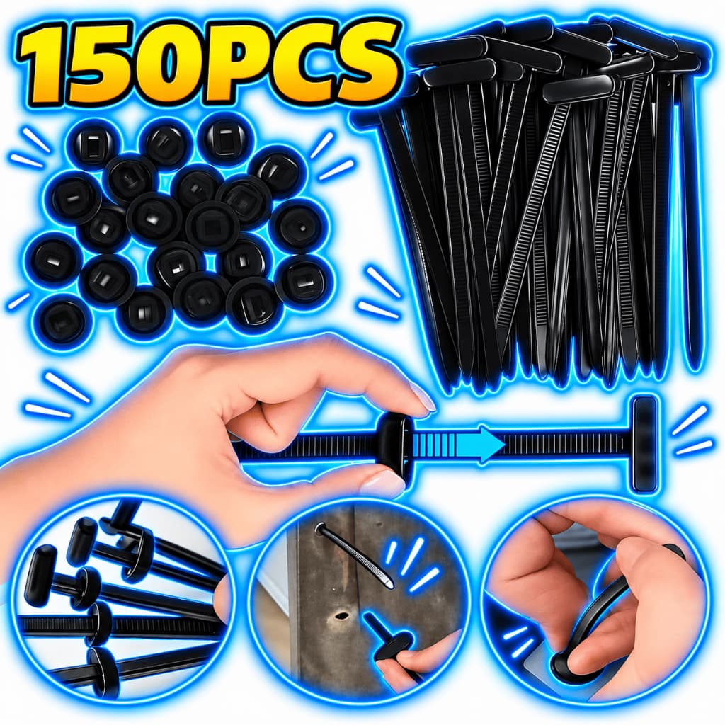 KIT Abraçadeira Fivela Nylon Enforca Gato Cinta Plastica Presilha Universal Travamento Geral Forte Grossa Carro