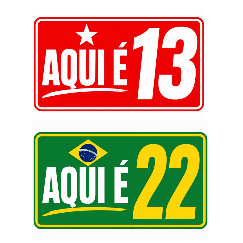 Adesivo para as Eleições