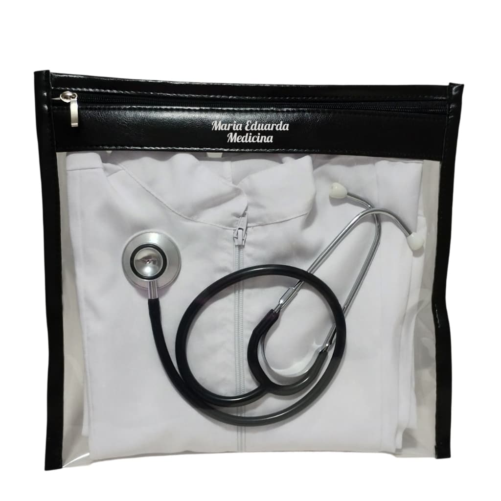 porta jaleco personalizado organizador multiuso estagio enfermagem medicina biomedicina