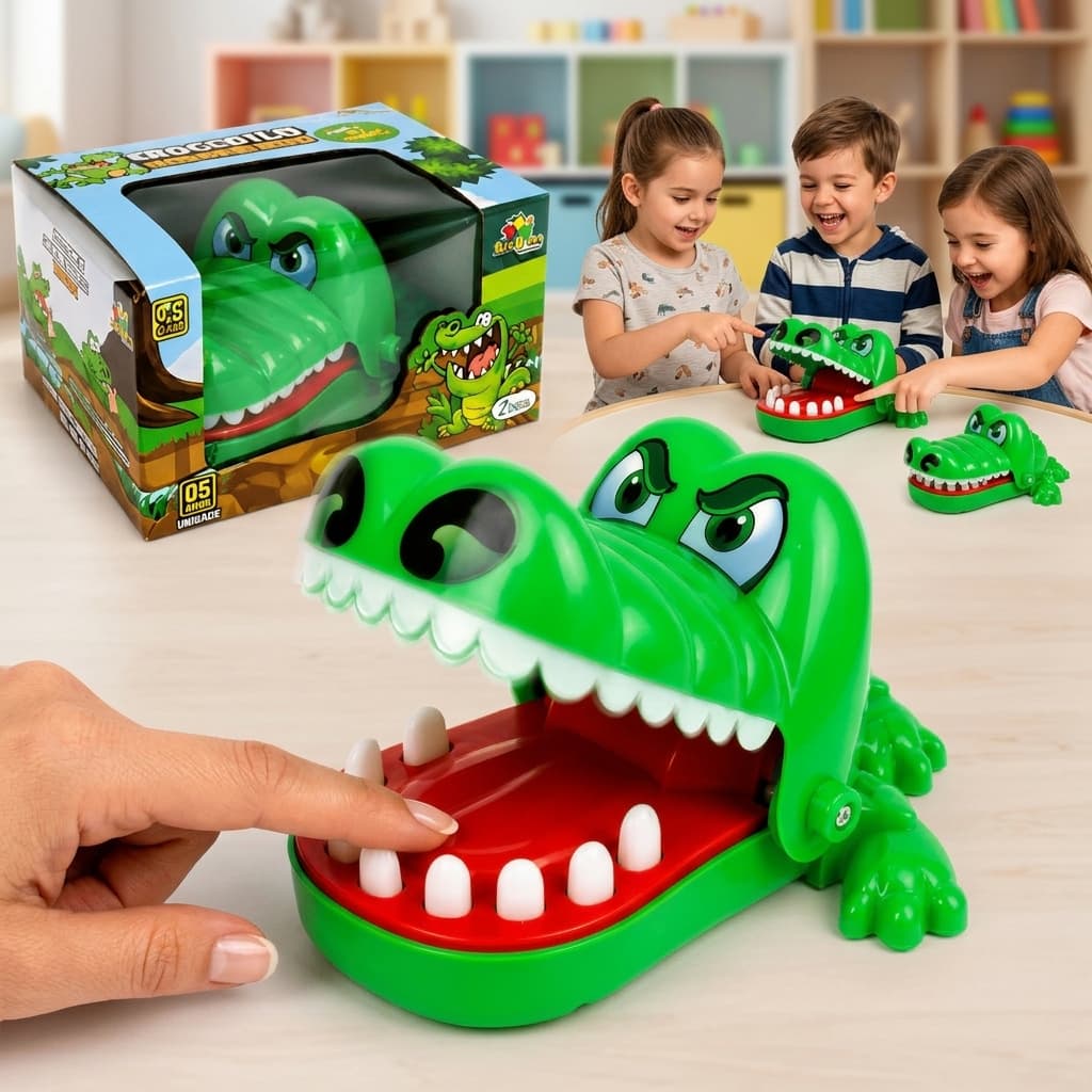 Brinquedo Crocodilo Dentista Morde Dedo Aperta Dente Jogo Dentista Mordida Dedo Jacaré Jogo Brinquedo