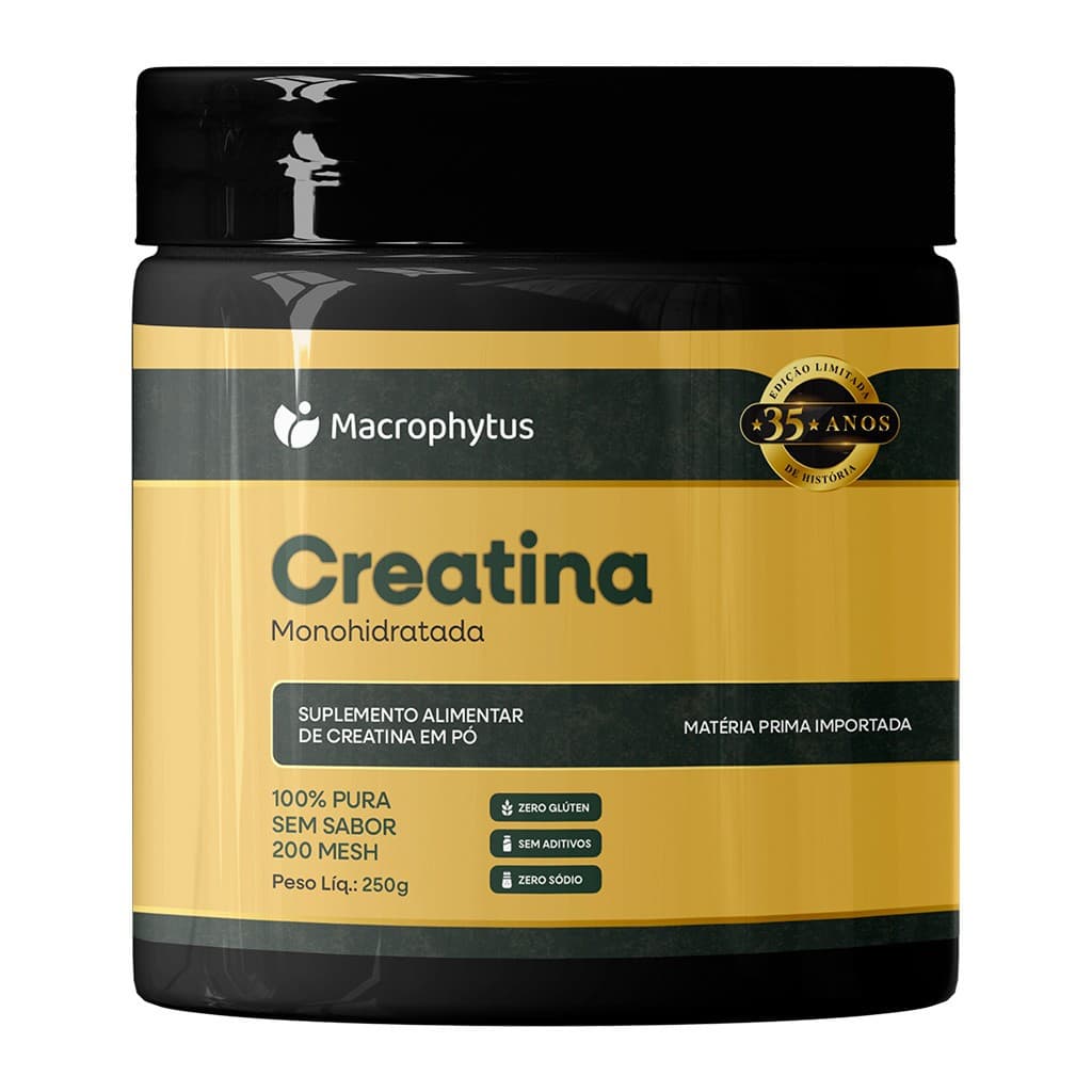 Creatina Monohidratada 100% Pura 250g Edição Aniversário