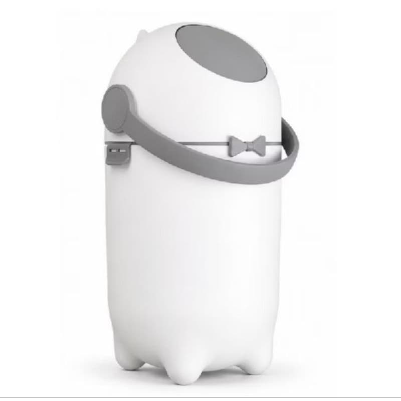 Lixeira Inteligente Antiodor Grande Tampa Girável 10L Fraldas Bebês, Pet, Antiviral Lixo Mágico