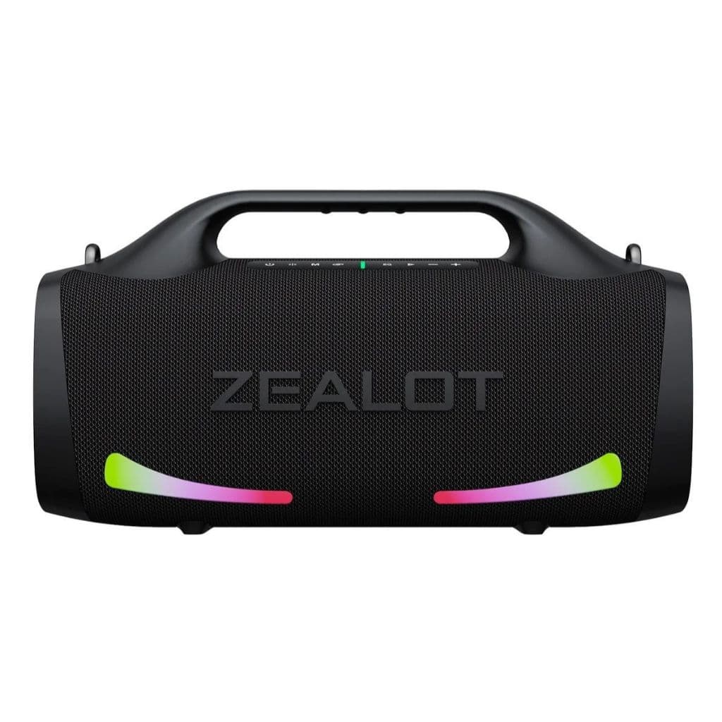 ZEALOT-S79 Caixa de Som Bluetooth5.2 Portátil 100W ,IPX6 à prova d'água, TWS 1+1/Luzes RGB