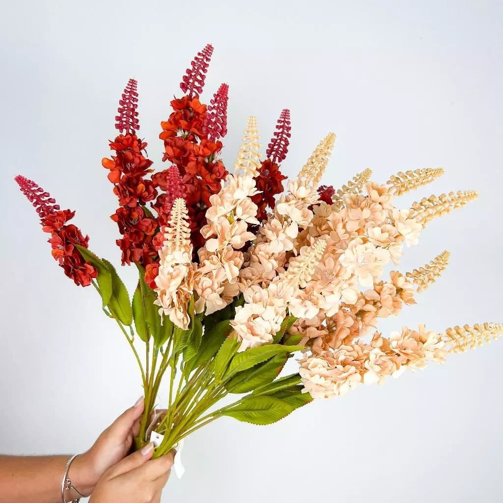 Buque de boca de Leão Artificial 60cm buquê flor casamento arranjo de flores decoração- HS801594