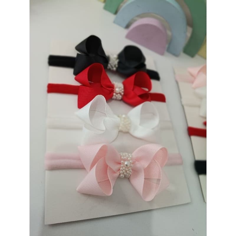 Faixinha de Cabelo para bebê ( kit com 4 unidades )
