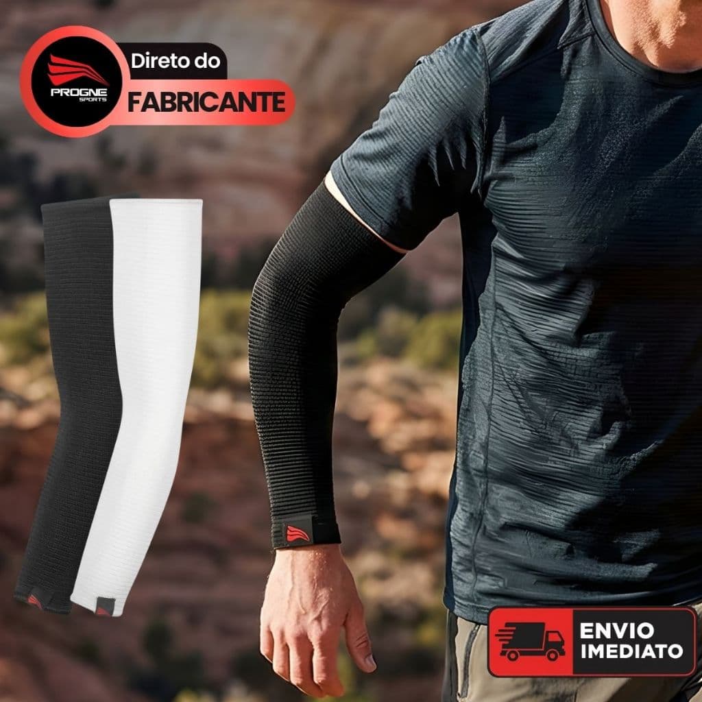 PAR MANGUITO LONGO PREMIUM - VOLEI CORRIDA CICLISMO ESPORTES - PROGNE SPORTS