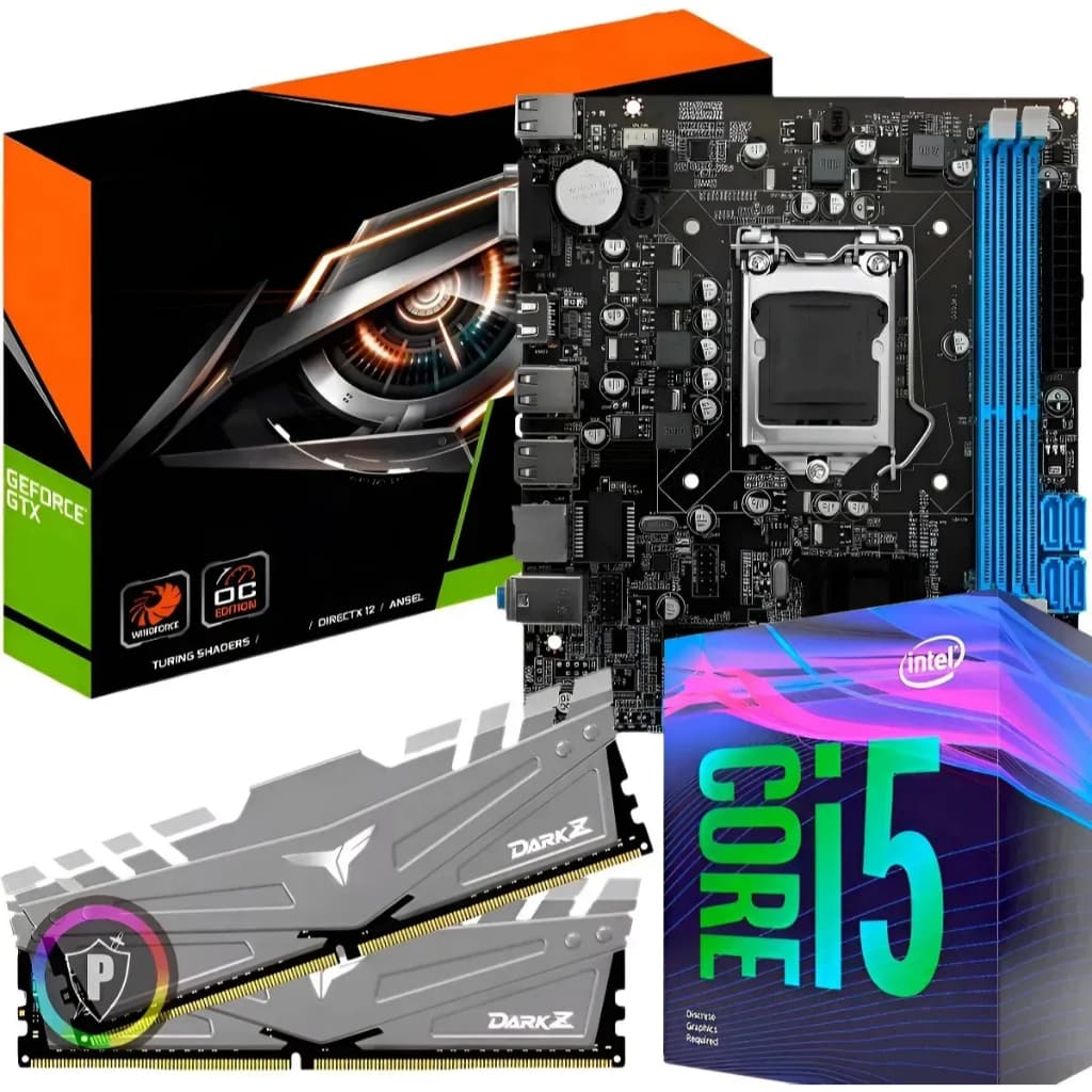 KIT UPGRADE GAMER - I5 3.3GHZ, PLACA GEFORCE 4GB, PLACA MÃE, 16GB RAM