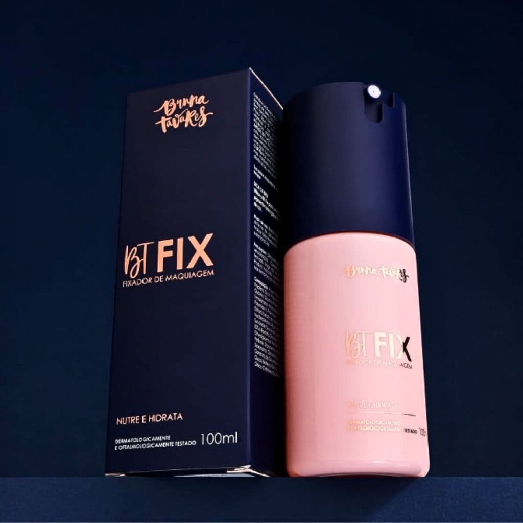 Fixador de Maquiagem BT Fix Bruna Tavares 100ml Spray Hidratante com Água de Coco