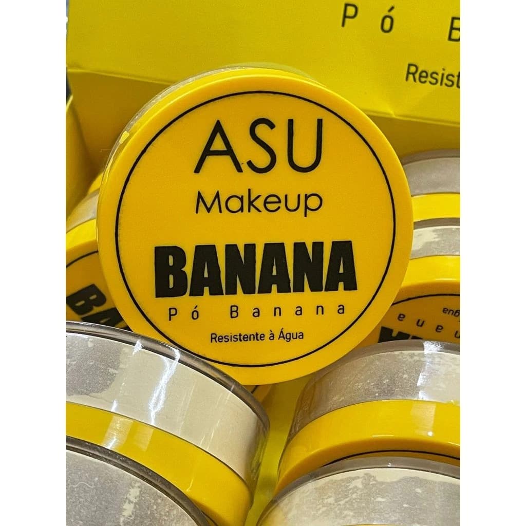 Kit 12 Pó De Banana Fixador Translucido Finalizador Revenda