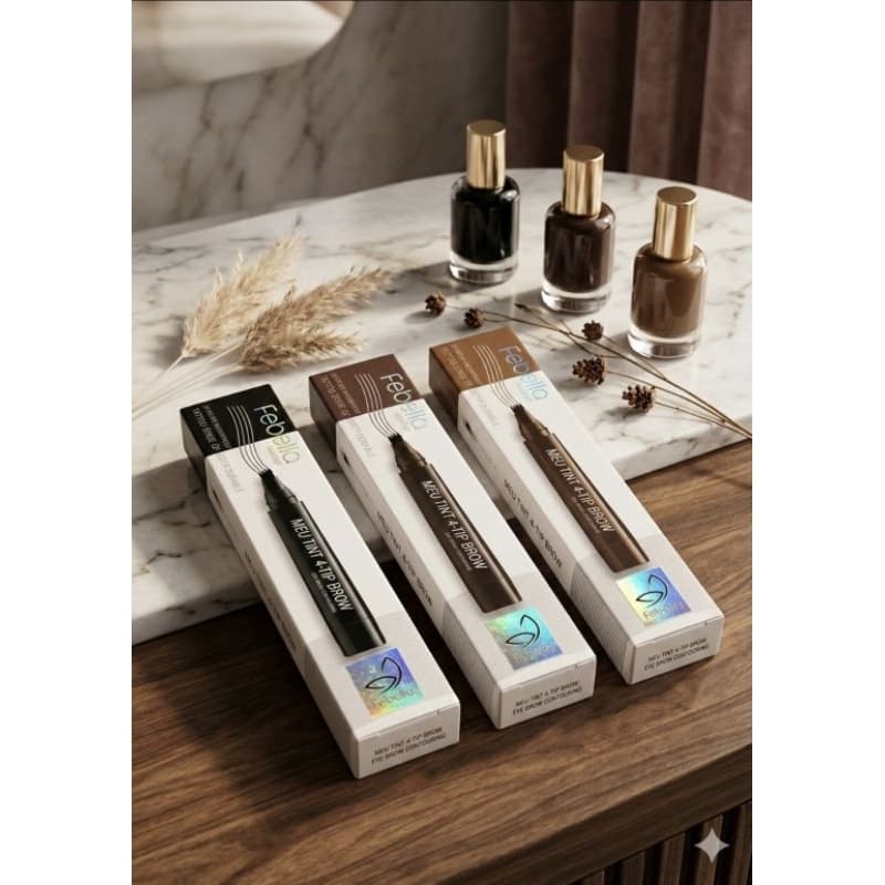 ​Caneta de Sobrancelha Febella - Meu Tint 4-Tip Brow
