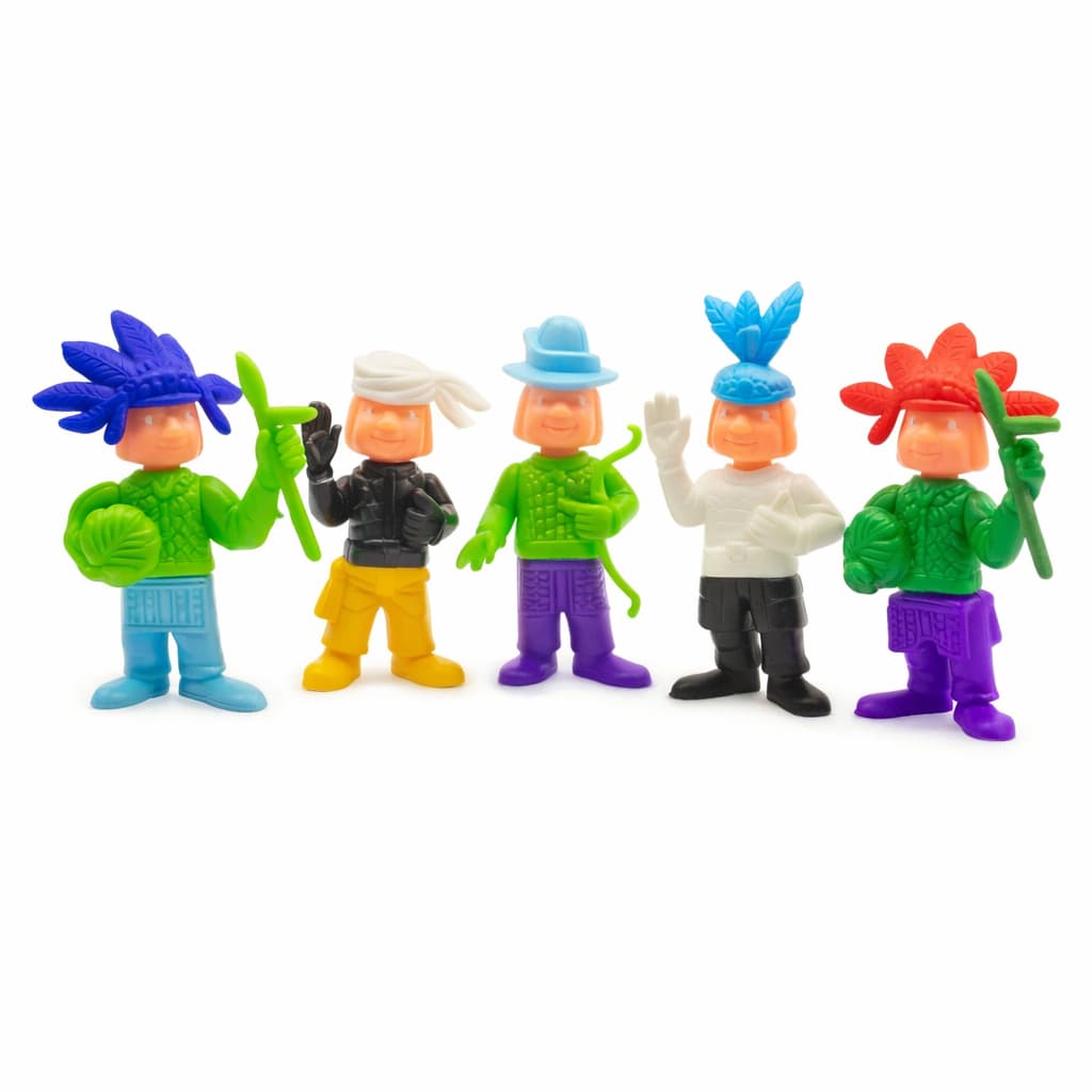 Mini Índios Brinquedo Para Saquinho Surpresa