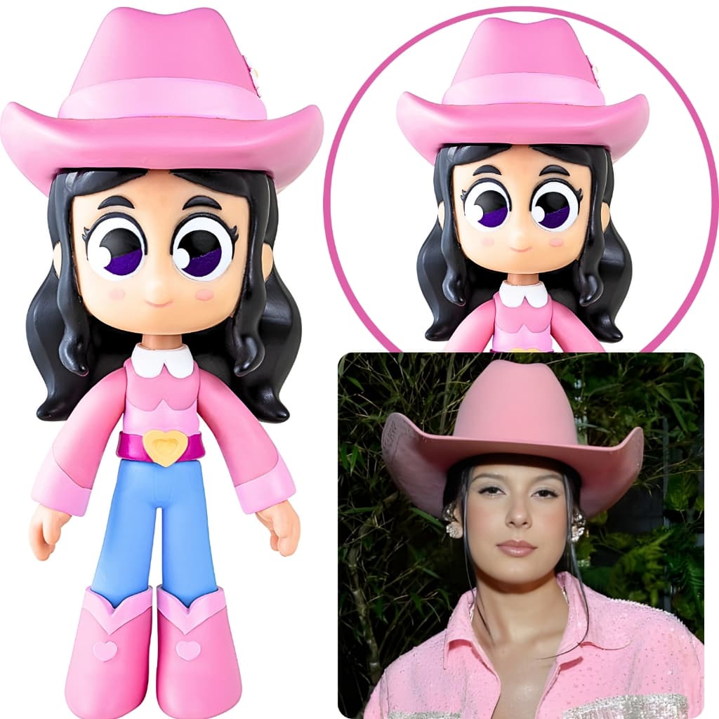 Boneca Ana Castela Turma Da Boiadeirinha Infantil Brinquedo Original Autêntico Da Cantora Sertaneja
