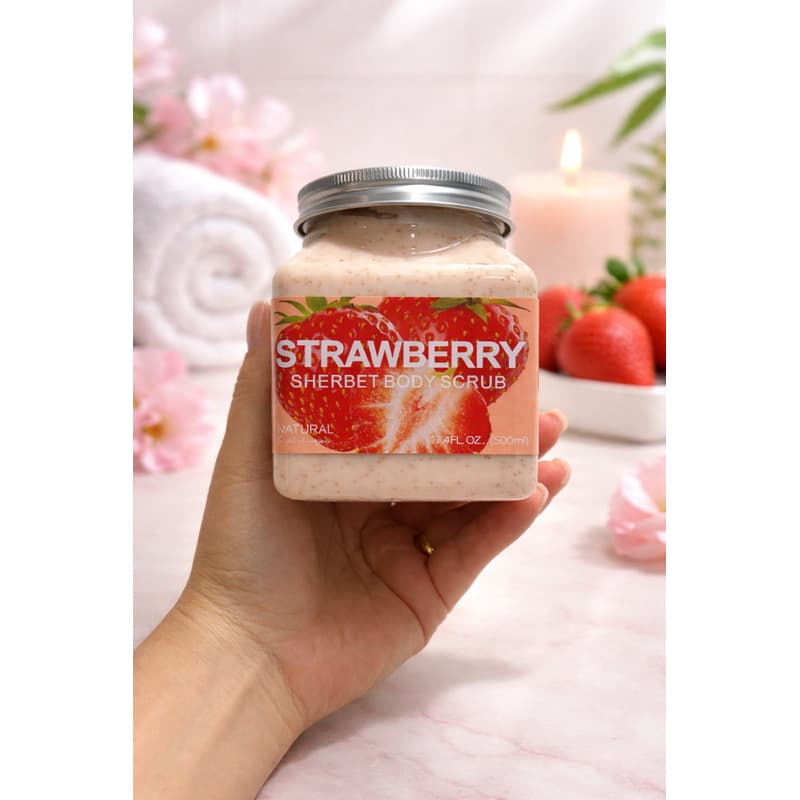 Esfoliante Sherbet Body Scrub de Morango 500ML