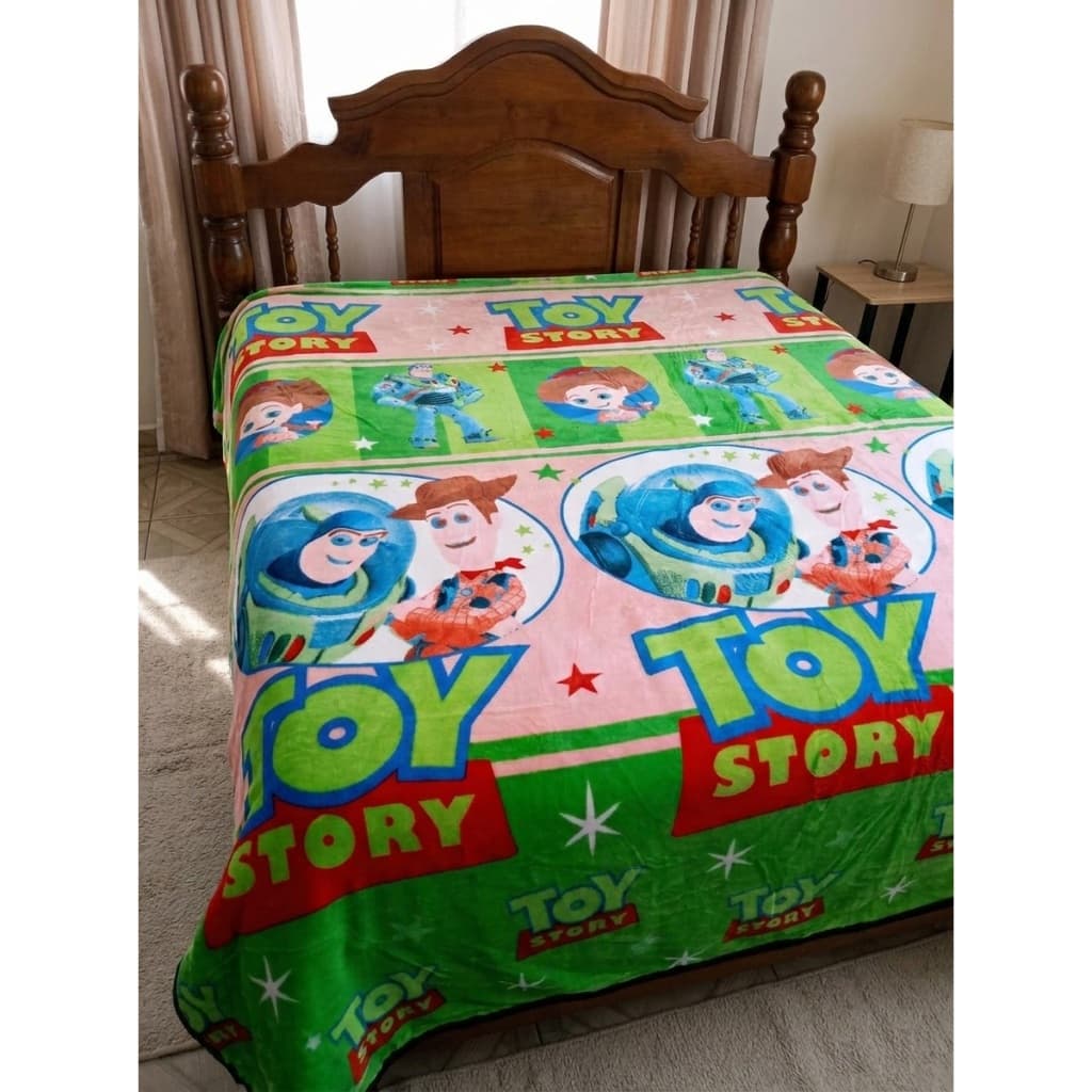 Manta de casal 100% microfibra - Toy Story