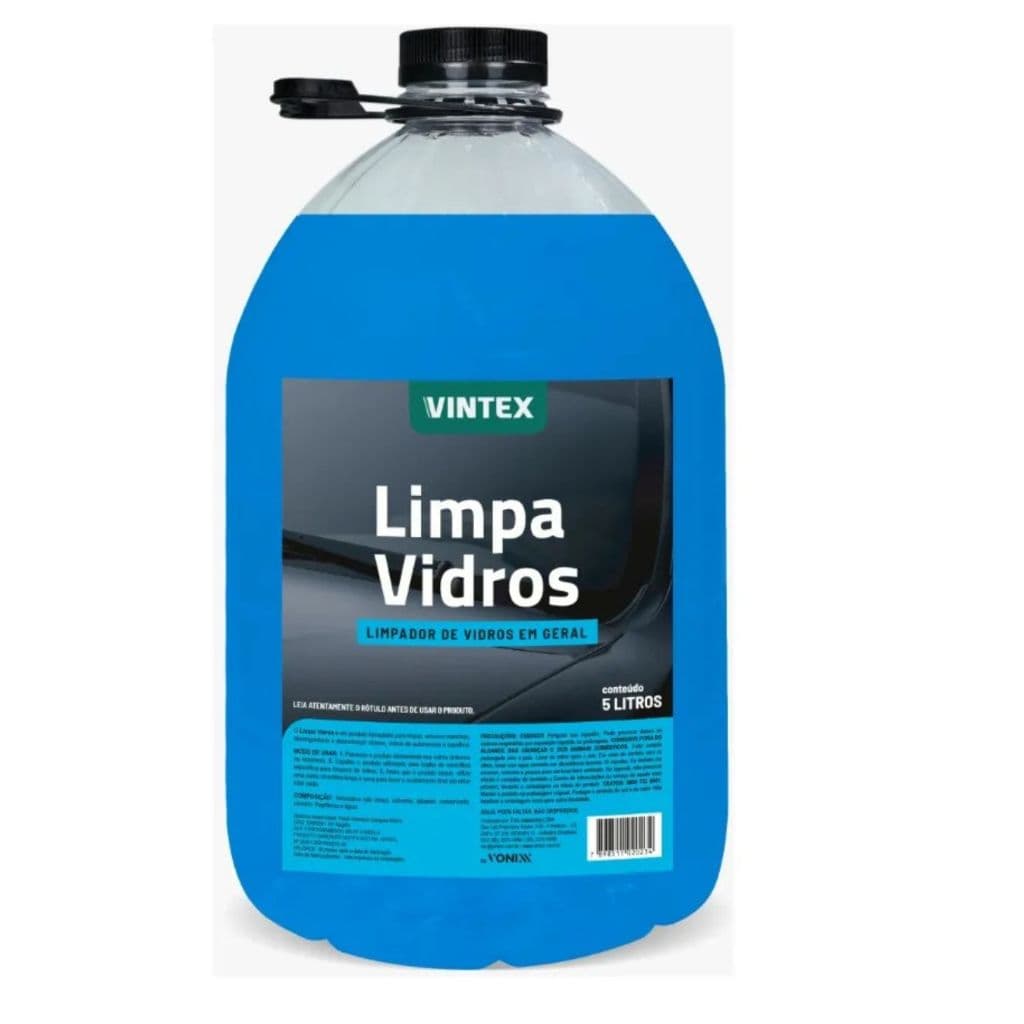 Limpa Vidros Espelhos Limpador Automotivo Vintex 5l
