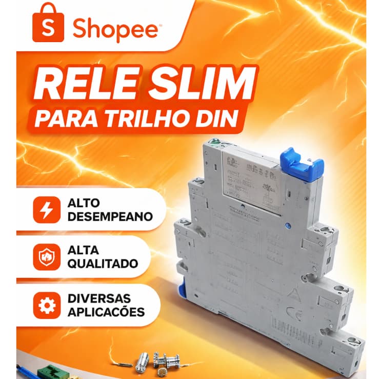 Relé interface trilho din SIBRATEC (base + acoplamento) 24VCC ou 220VCA