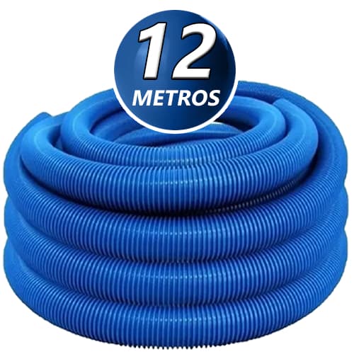 Mangueira para piscina flexivel e flutuante com 12 metros