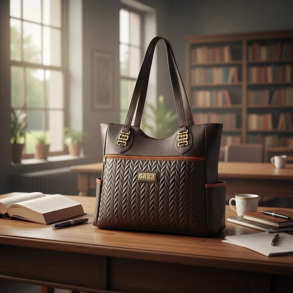 Bolsa Feminina De Ombro Grande Espaçosa Couro Estilosa Para Passeio Trabalho
