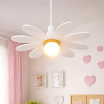 Lustre Infantil Flor - Lustre Para Quarto Infanti