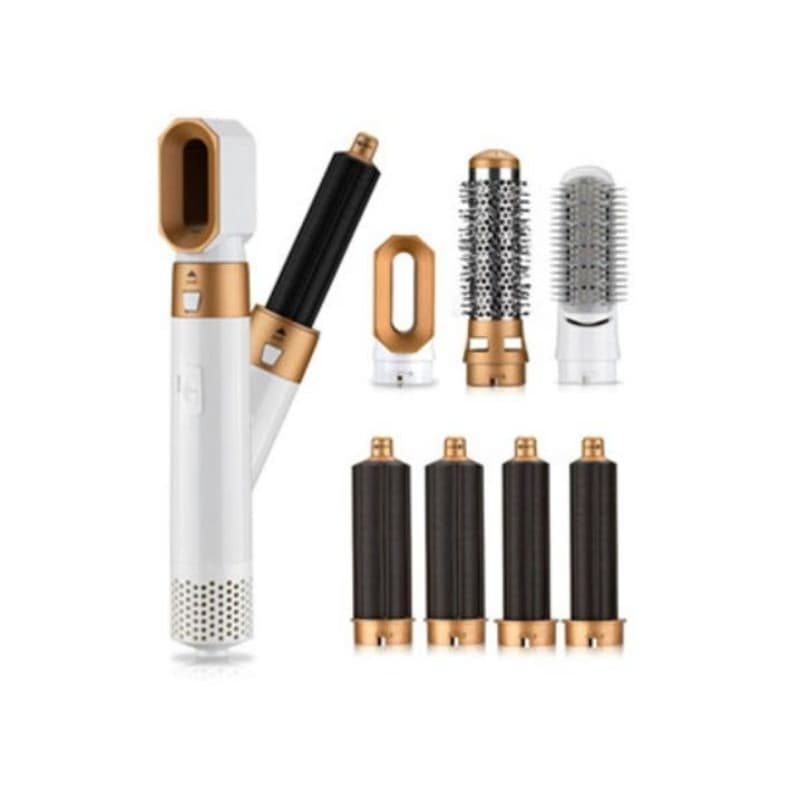 Kit 5 em 1 Secador Modelador Escova de Cabelo Alisadora Elétrica 220v