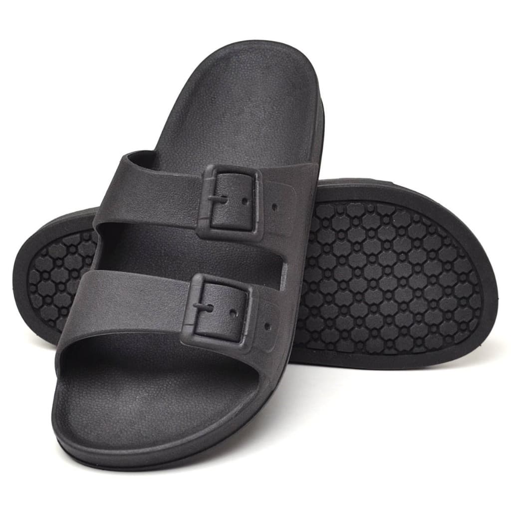 Chinelo Slide Birken Feminino Unissex Confortável Fivela Liso Básico Casual Versatil Blogueira