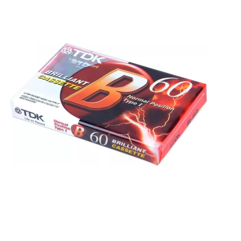 Fita TDK Cassete  Marca Tdk K7 Virgem 60 Minutos -  Superior B60