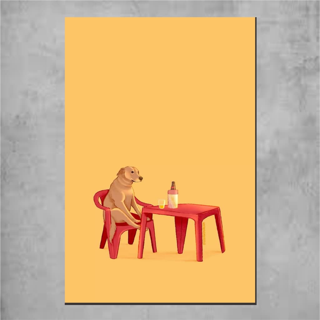 Placa Decorativa Bar Caramelo Dog Decoração de Parede - Placas Decorativas Divertido Cachorro