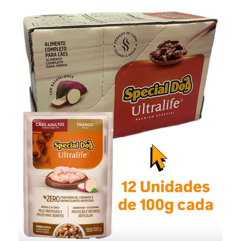 Sache Para Cachorro Adulto Special Dog Frango Ao Molho 100g