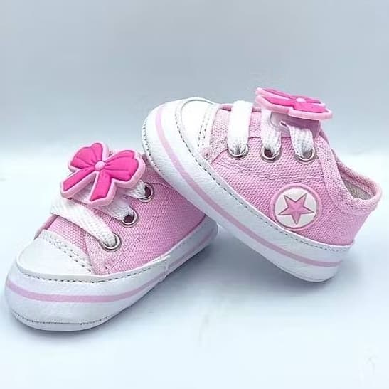 Sapatinho Bebe Recém Nascido Confortável Reborn Menina Mesversário Baby Promoção