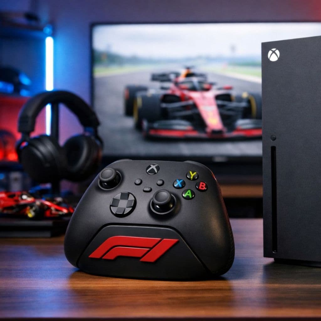 Suporte para Controle Xbox Series S / Series X Estilo Fórmula 1 – Porta Controle Gamer F1 para Xbox