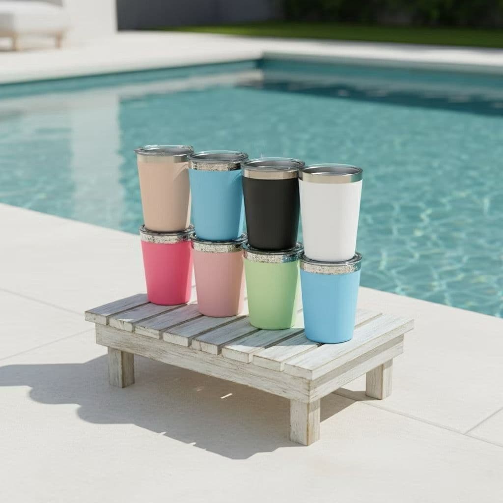 NOVO COPO CANECA TERMICO PARA BEBIDAS QUENTES E GELADAS IDEAL PARA CER.VEJA E CAFÉ 260ML COM TAMPA -2