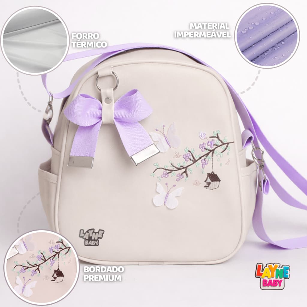 Bolsa Maternidade Menino Menina Mochila Luxo  Mamãe e Bebê Impermeável Multifuncional Fraldas