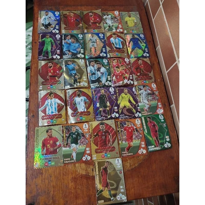 lote 26 figurinhas variadas copa Rússia 2018