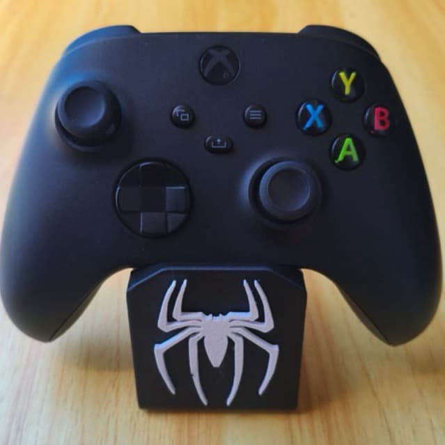 Suporte Controle Gamer Spider-Man | Xbox One Series S/X PS4 PS5 Nintendo | Organizador Impressão 3D