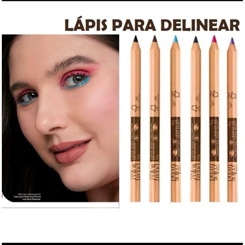 Lápis para Delinear Olhos Avon Color Trend 1,1g Preto