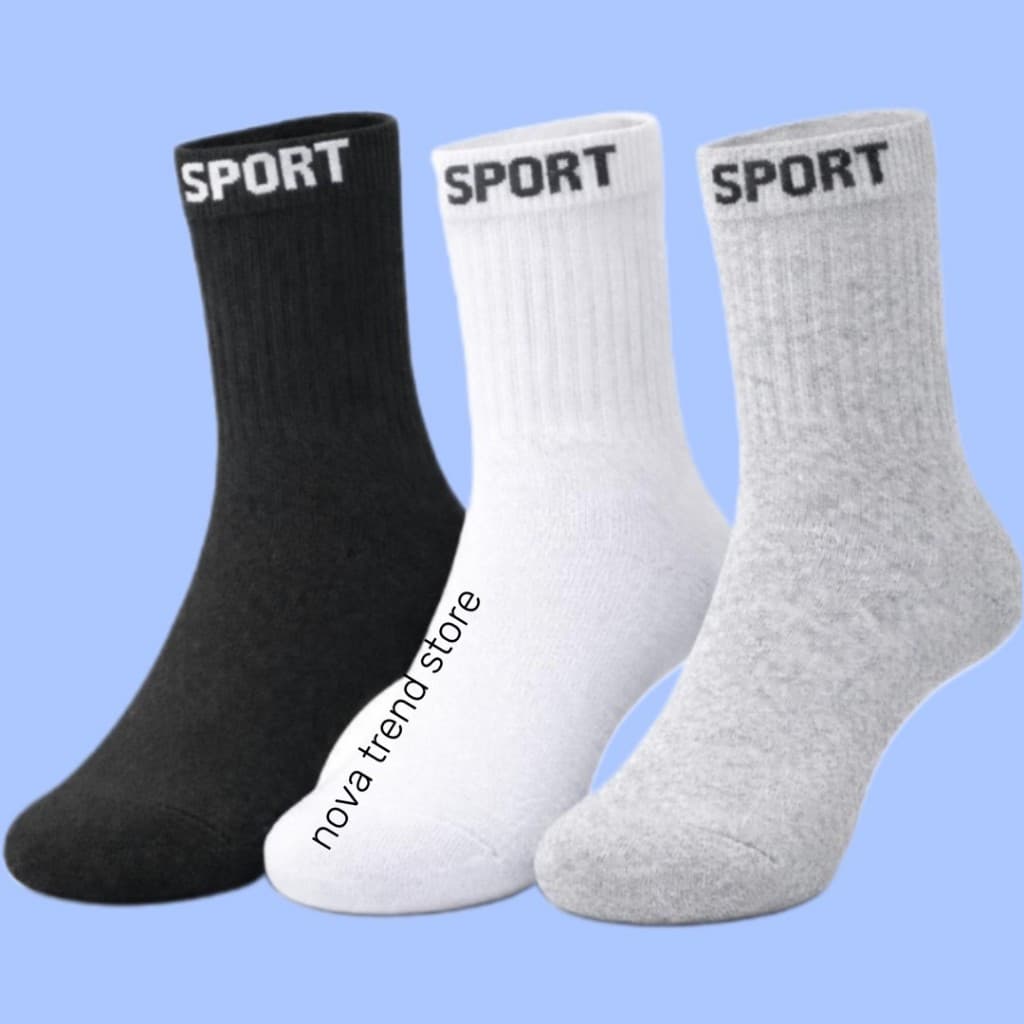 Meias Sport Cano Longo de Algodão – Conforto e Resistência