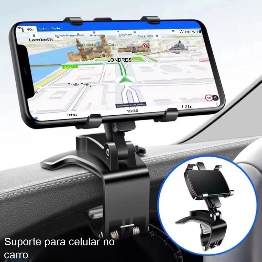 Suporte para celular de carro / Suporte para telefone celular 360°