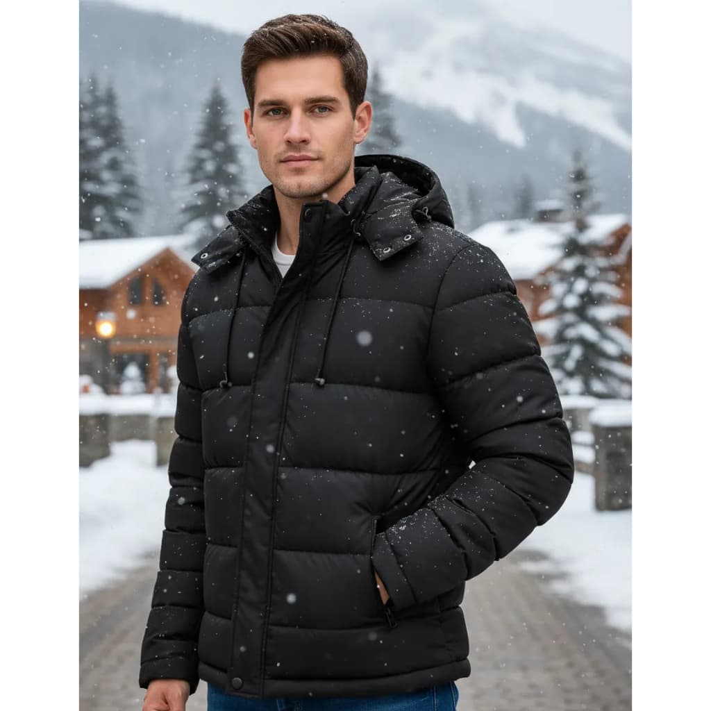Jaqueta Bobojaco Casaco Forrado Impermeável Frio Neve Moto Masculino P AO G6