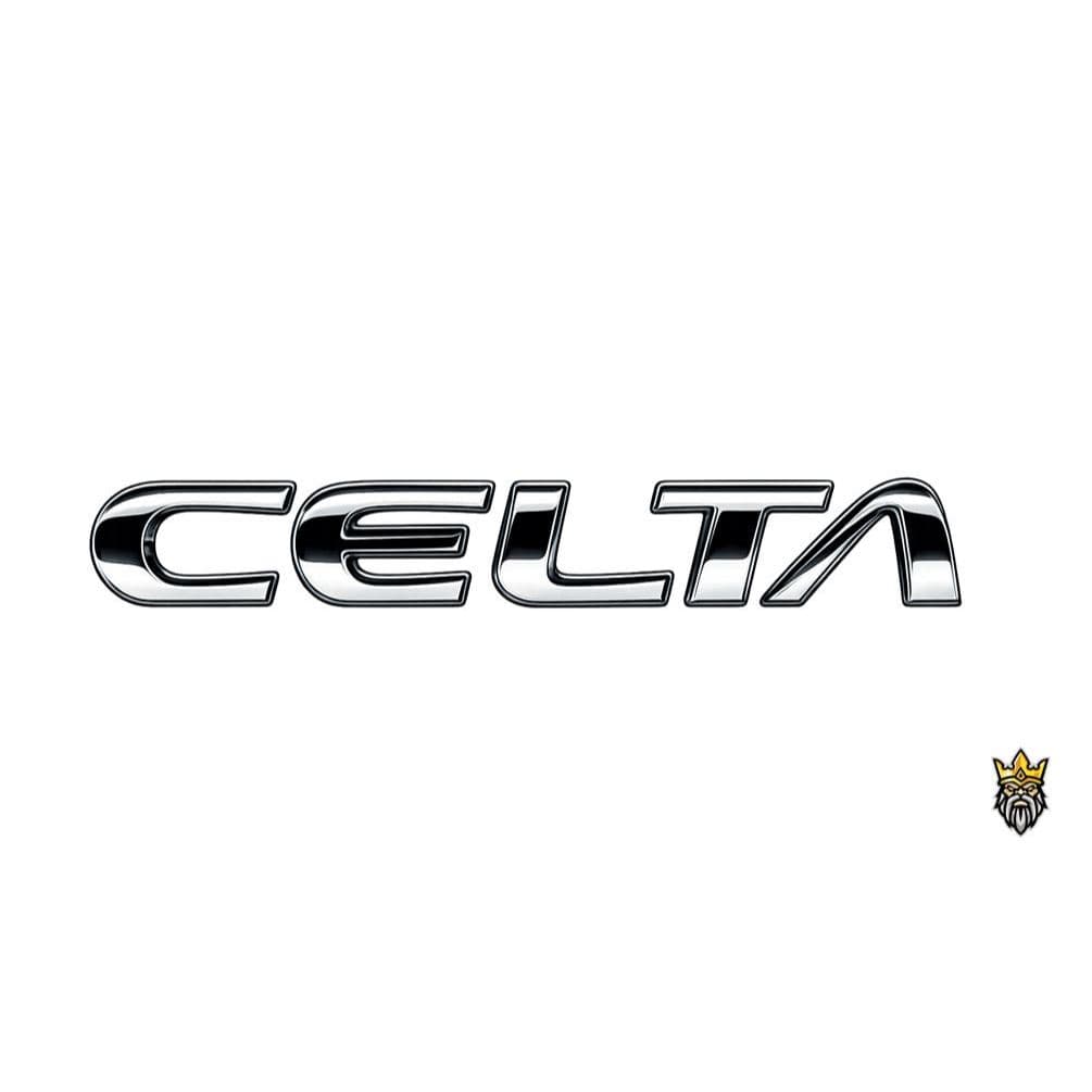 Emblema Chevrolet Celta 2000/... Acima