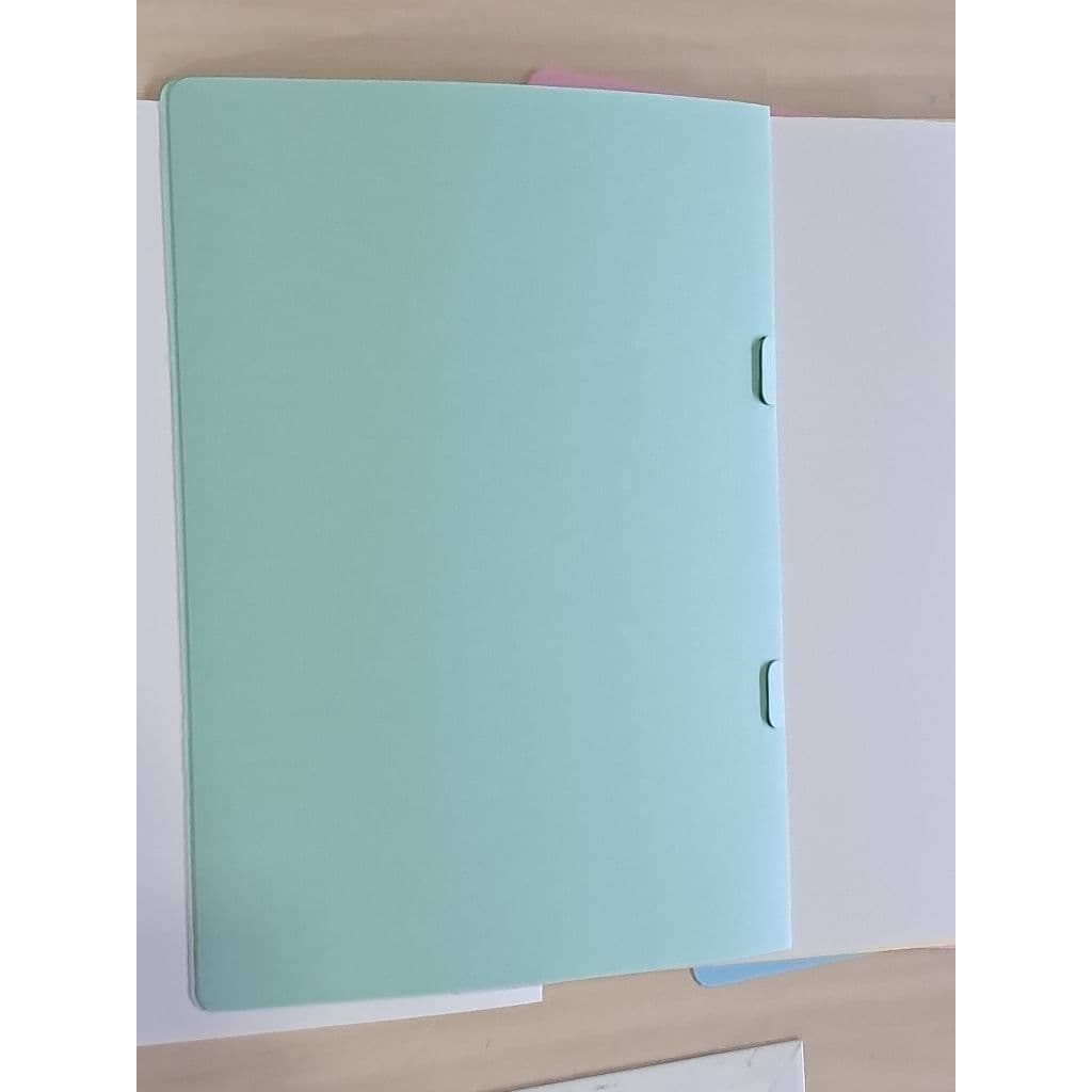 10un Pasta c/ orelha. Grampear proposta, documento, trabalho, contrato, orçamento papel de qualidade
