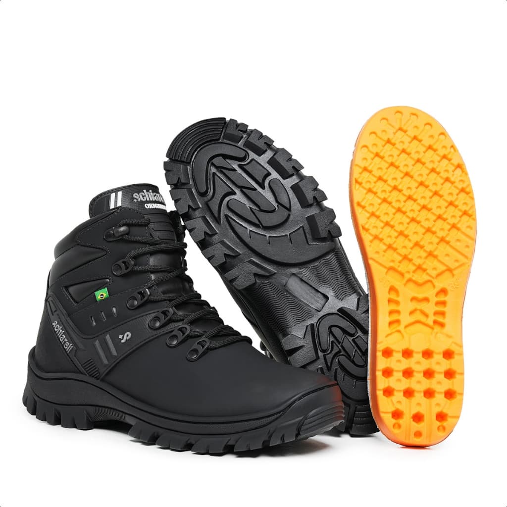Bota Adventure Masculina Couro Legítimo Macia Casual Conforto Schiareli 710