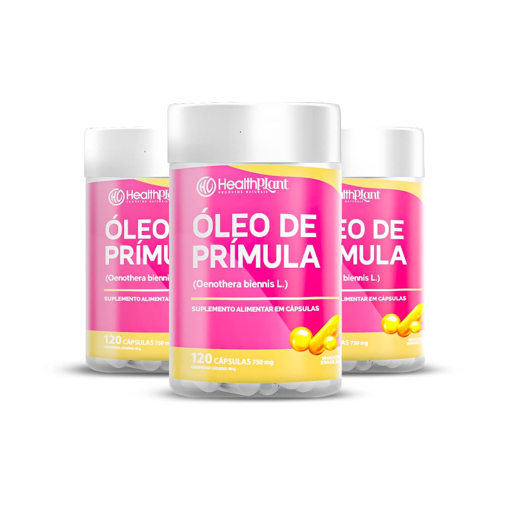 Oleo de Primula 120 Capsulas- Saude Completa da Mulher- Envio Imediato