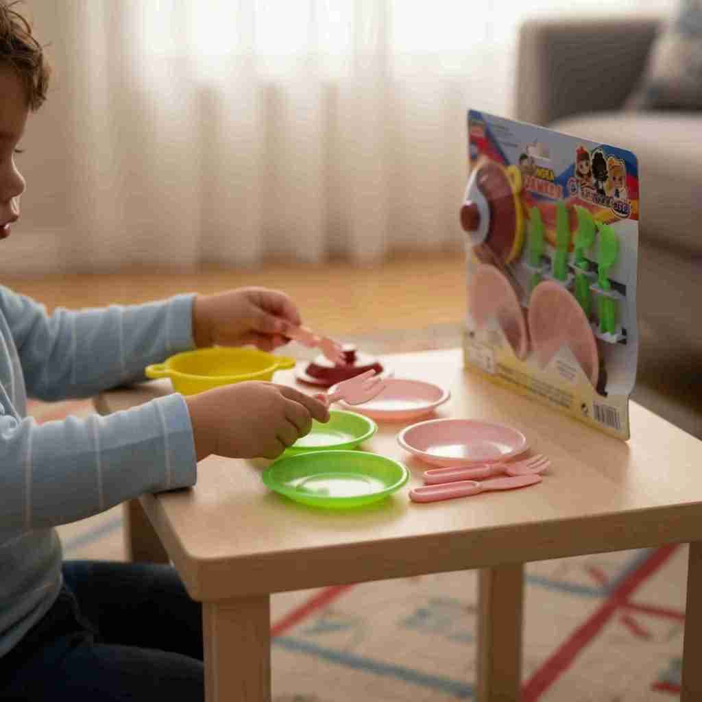 Kit Cozinha Hora do Jantar brincadeira faz de conta boneca menina presente