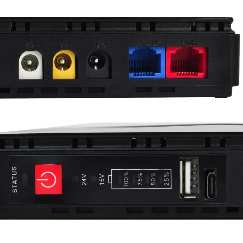 Mini UPS Nobreak DC 2600mAh X4 Bivolt It-Blue MAX-0410 – Energia contínua para roteador, câmeras e Wi-Fi sem interrupção
