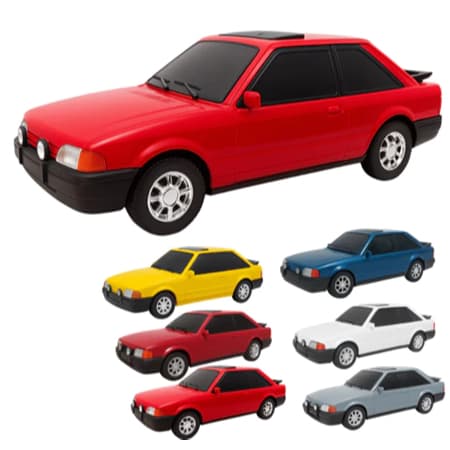 Brinquedo Ford Escort XR Vintage Antigo - Diverplas - 775